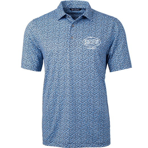 Sample image of MCK01278 Cutter & Buck Pike Magnolia Print Stretch Men's Polo