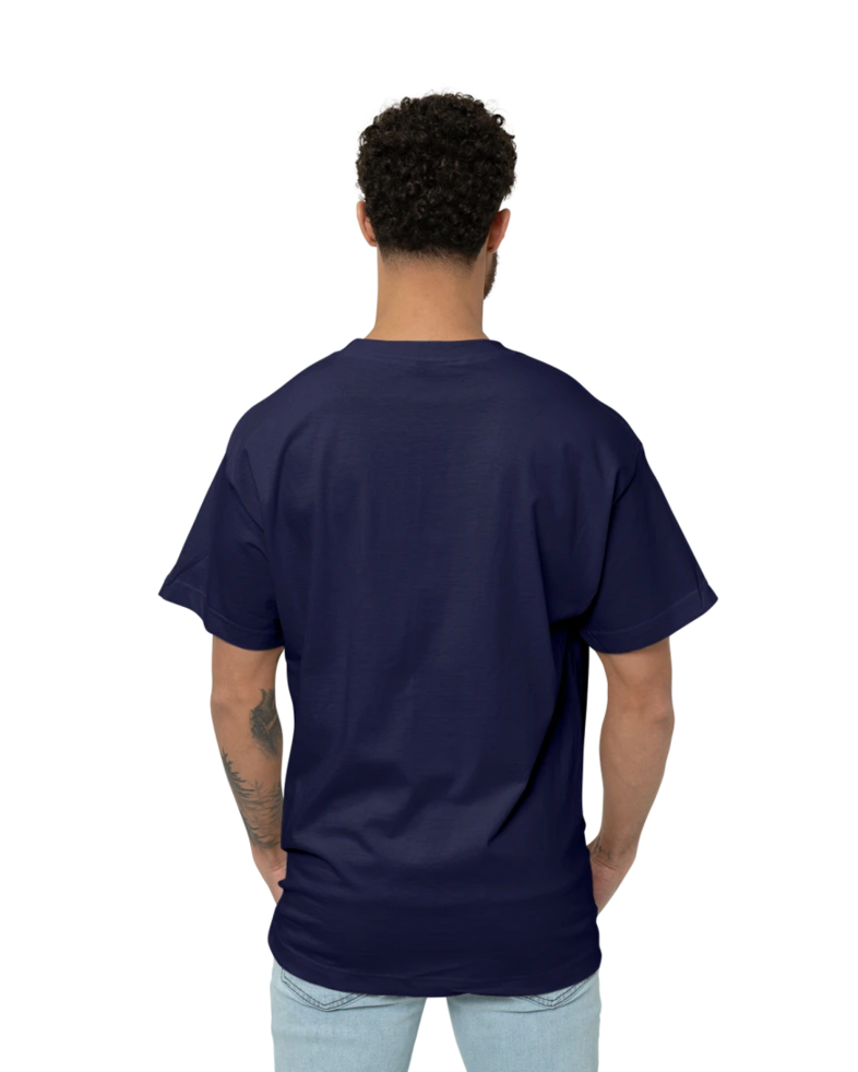 Image of a model wearing a 5180 Hanes Beefy-T