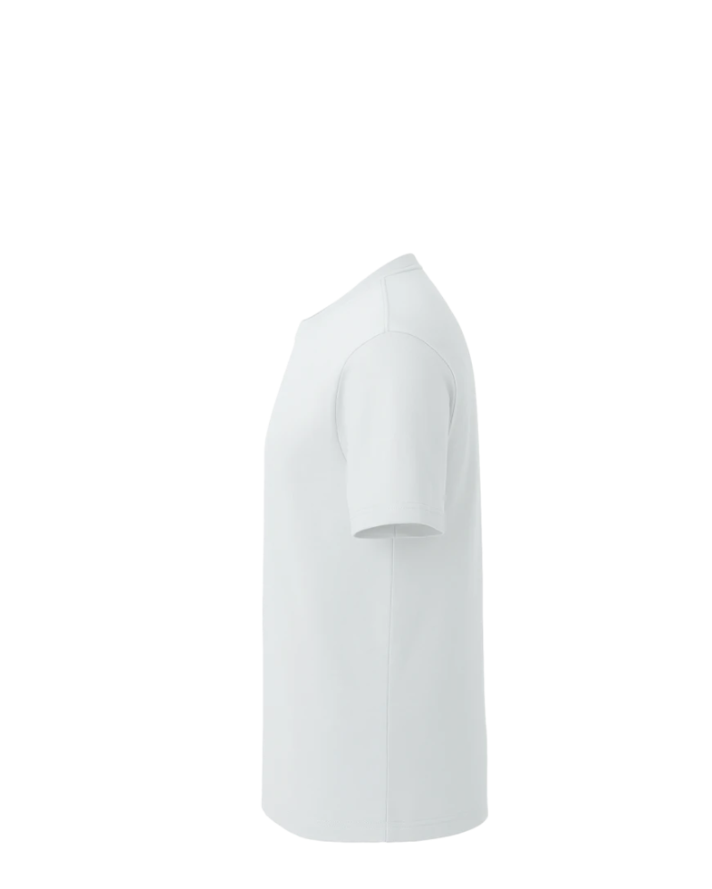 Image of a model wearing a MC1040 Cotton Heritage Unisex Short Sleeve T-Shirt