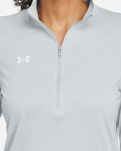 Closeup of a 1376862 Under Armour Ladies' Team Tech Half-Zip