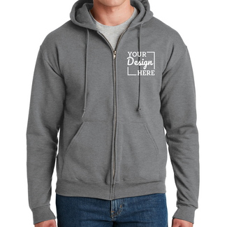 Hoodies:  4999 Jerzees Super Sweats 50/50 Full-Zip Hood