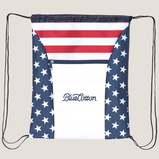 Sample image of OAD5050 OAD Americana Drawstring Bag