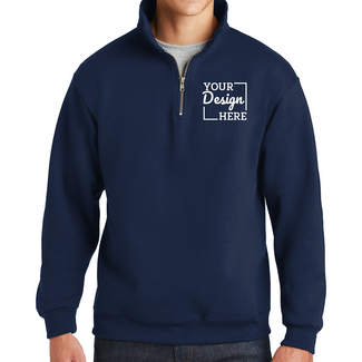  4528 Jerzees Super Sweats 50/50 Quarter-Zip Pullover