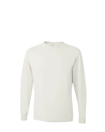 Model wearing a 29LS Jerzees Long Sleeve Tee