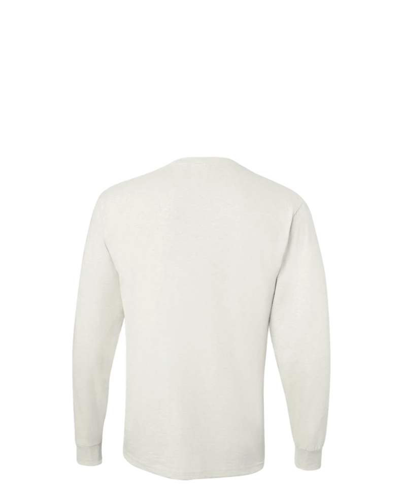 Image of a model wearing a 29LS Jerzees Long Sleeve Tee