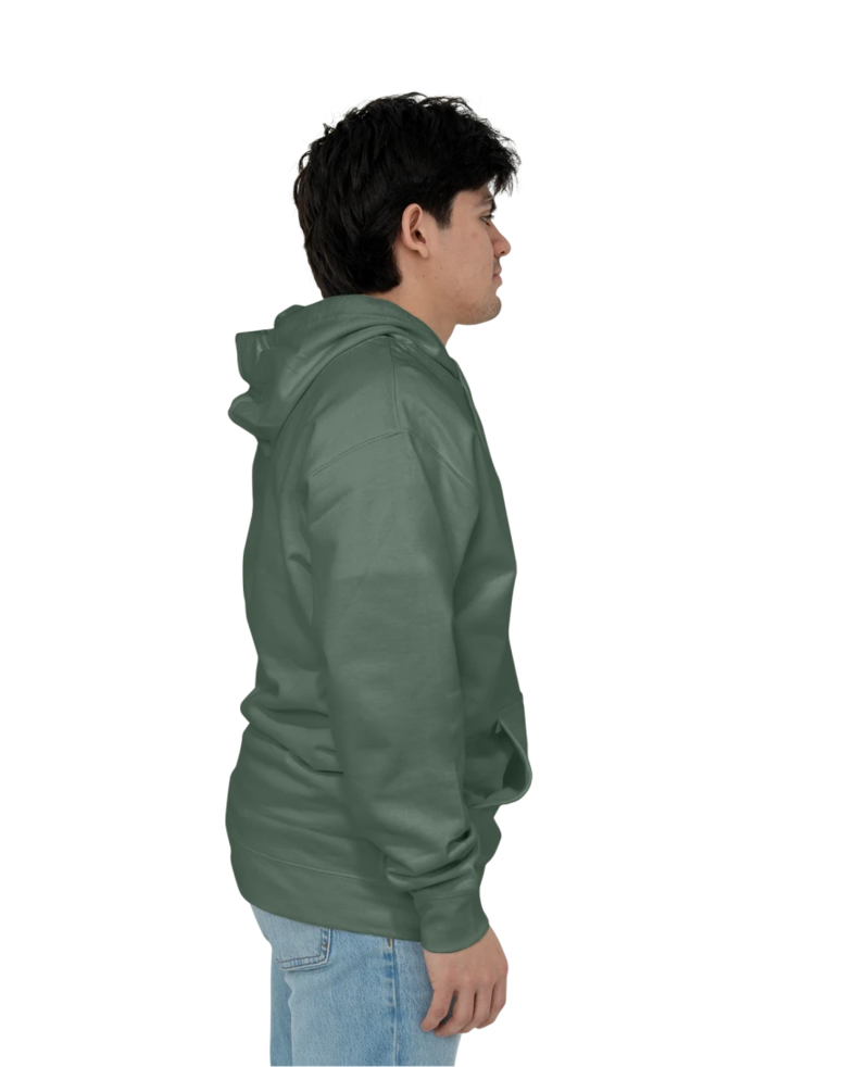 Image of a model wearing a SS4500 Independent Trading Co. Midweight Hooded Sweatshirt