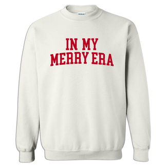 Collections:  In My Merry Era White Crewneck Sweatshirt