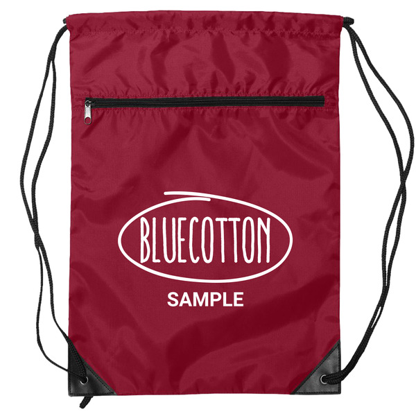8888 Liberty Bags Zippered Drawstring Backpack