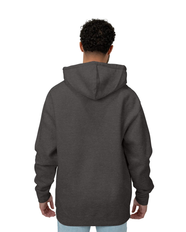 Image of a model wearing a IND4000 Independent Trading Co. Heavyweight Hooded Sweatshirt