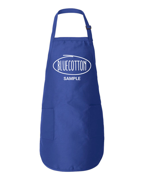 Q4350 Q-Tees Full-Length Apron with Pockets