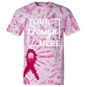 200AR Tie-Dyed Awareness Ribbon Tee