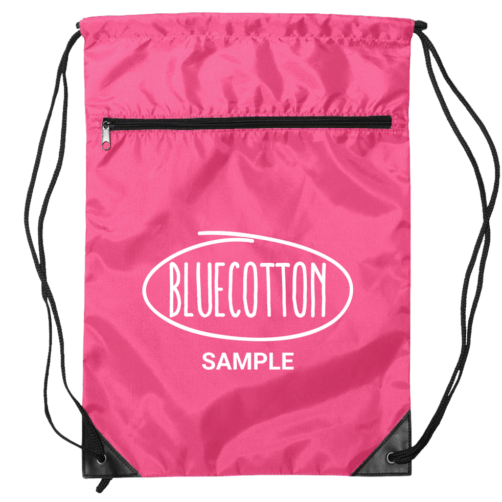 Image of 8888 Liberty Bags Zippered Drawstring Backpack