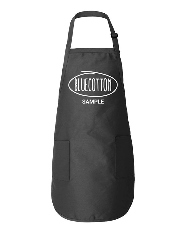 Q4350 Q-Tees Full-Length Apron with Pockets