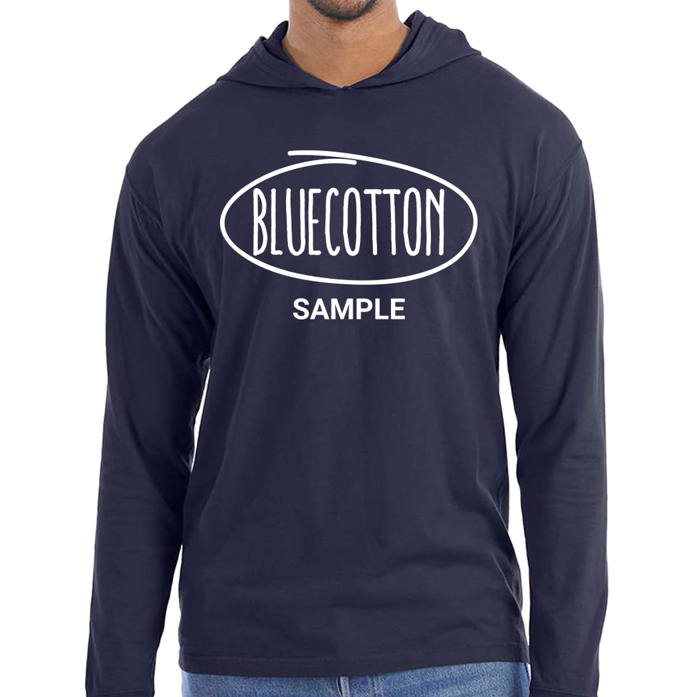 Image of GDH280 ComfortWash by Hanes Garment-Dyed Jersey Hooded Long Sleeve T-Shirt