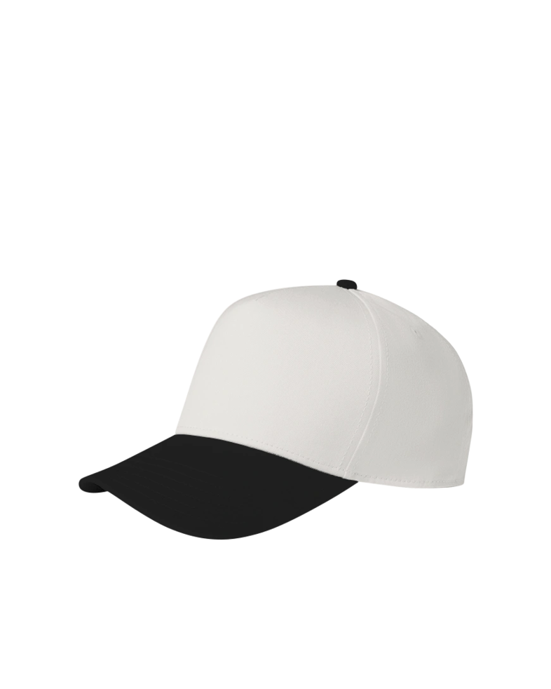 Image of a model wearing a 1165 AS Colour Frame Two-Tone Cap