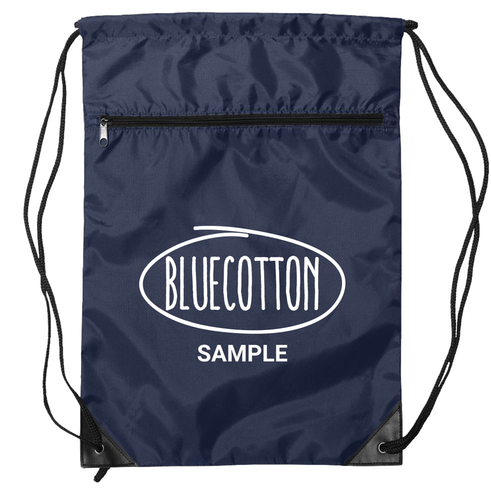Image of 8888 Liberty Bags Zippered Drawstring Backpack