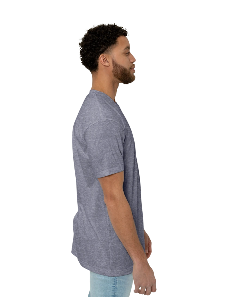 Image of a model wearing a TR401 American Apparel Tri-Blend Tee