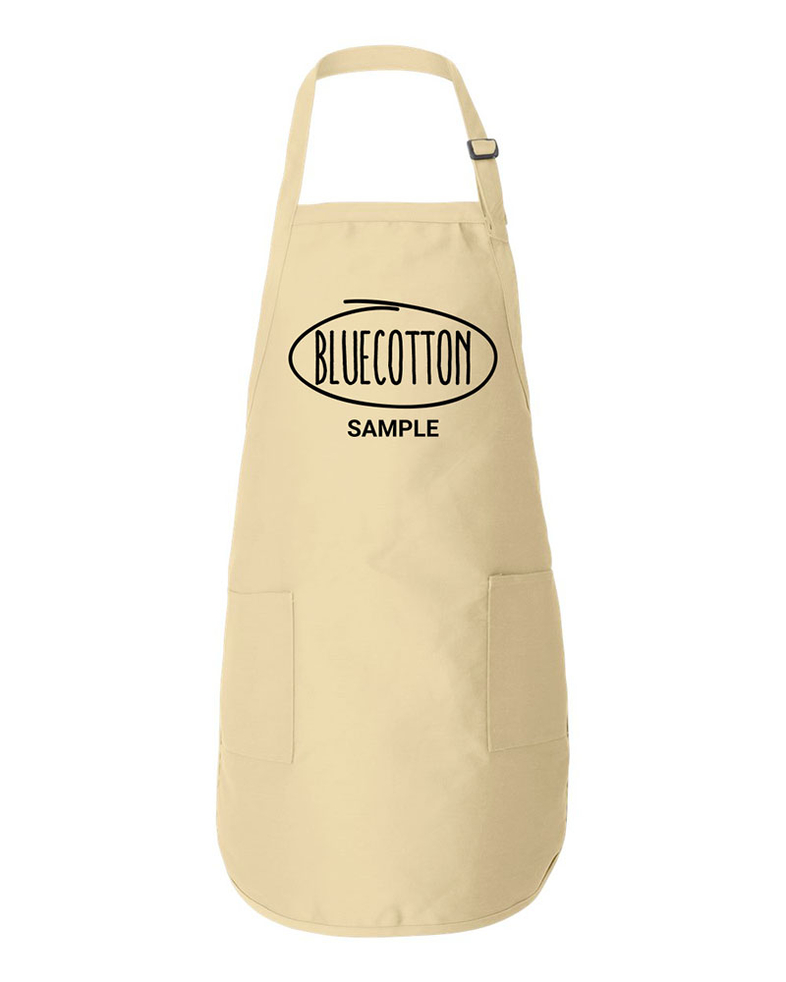 Image of Q4350 Q-Tees Full-Length Apron with Pockets