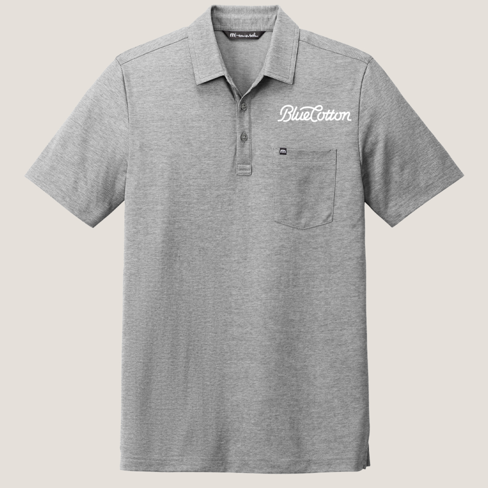 Image of TM1MY404 TravisMathew Oceanside Heather Pocket Polo