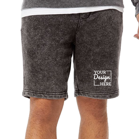 PRM50STMW Independent Trading Co. Mineral Wash Fleece Shorts