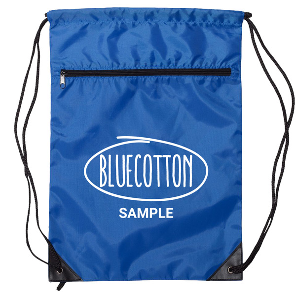 8888 Liberty Bags Zippered Drawstring Backpack