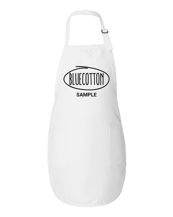 Q4350 Q-Tees Full-Length Apron with Pockets