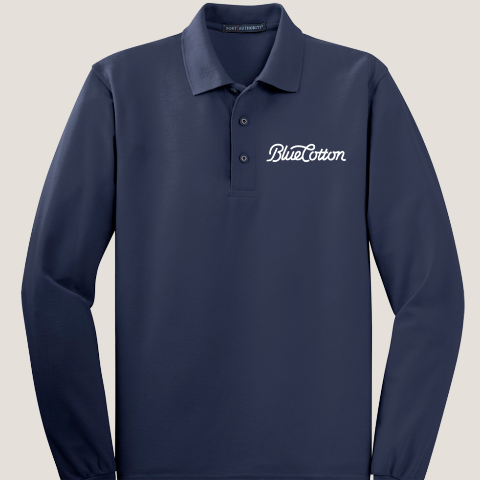 Image of K500LS Port Authority Silk Touch Long Sleeve Polo