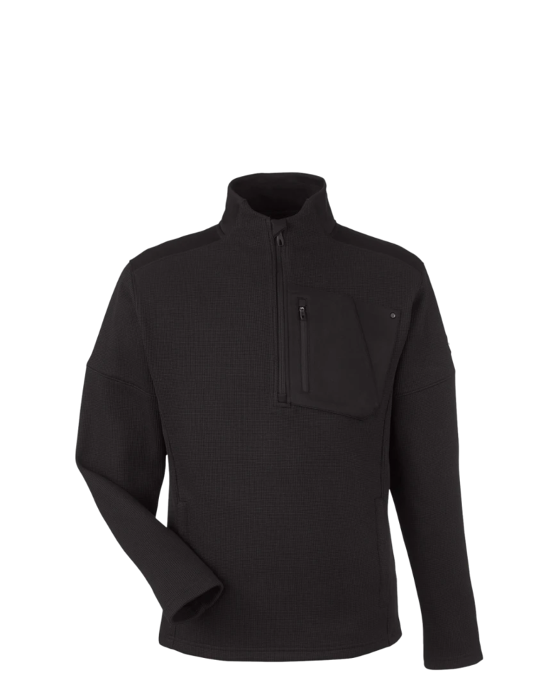 Image of a model wearing a S18068 Spyder Constant Canyon Quarter-Zip Pullover