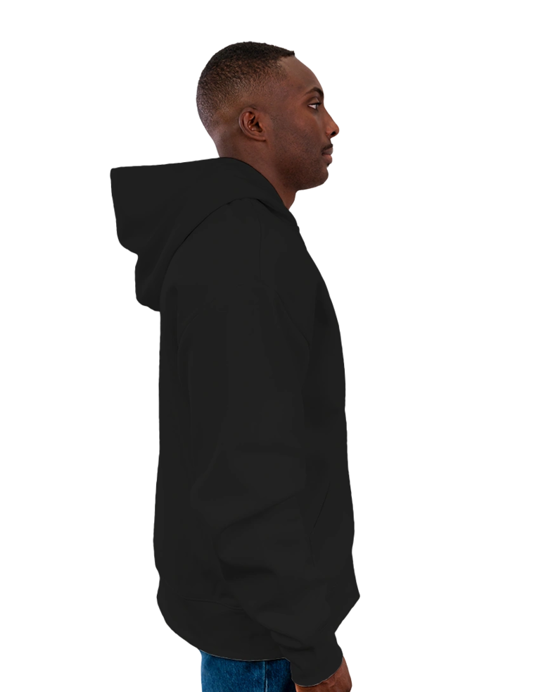 Image of a model wearing a 5148 AS Colour Heavy Zip Hood