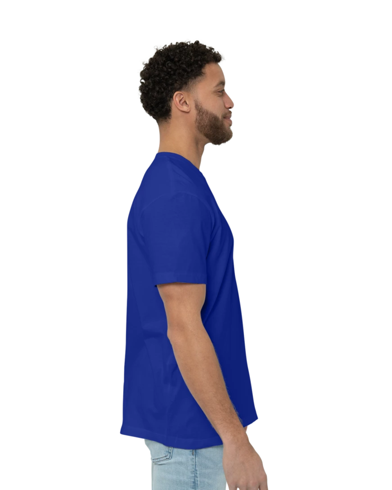 Image of a model wearing a 2001 American Apparel Fine Jersey Tee