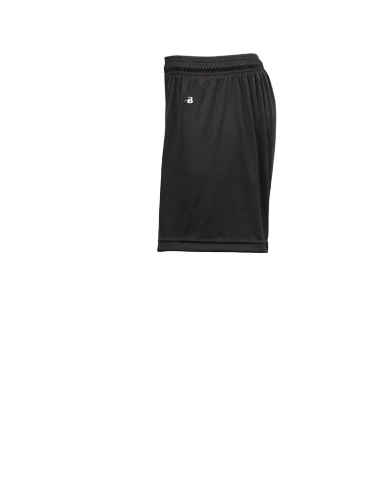 Image of a model wearing a BD4116 Badger Sport Ladies' Core Short
