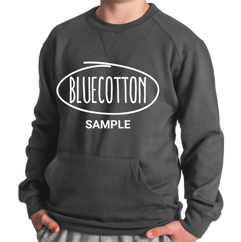 Image of 1252 Badger Pocket Crew Sweatshirt