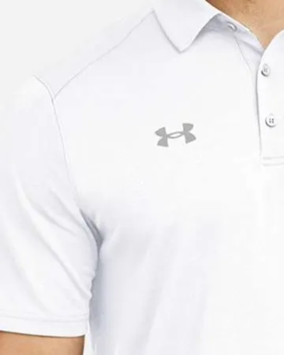 Closeup of a 1370399 Under Armour Men's Tech Polo