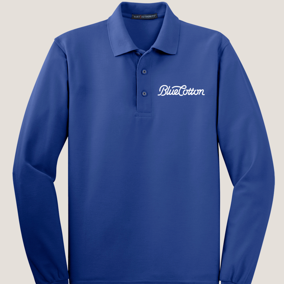 Image of K500LS Port Authority Silk Touch Long Sleeve Polo