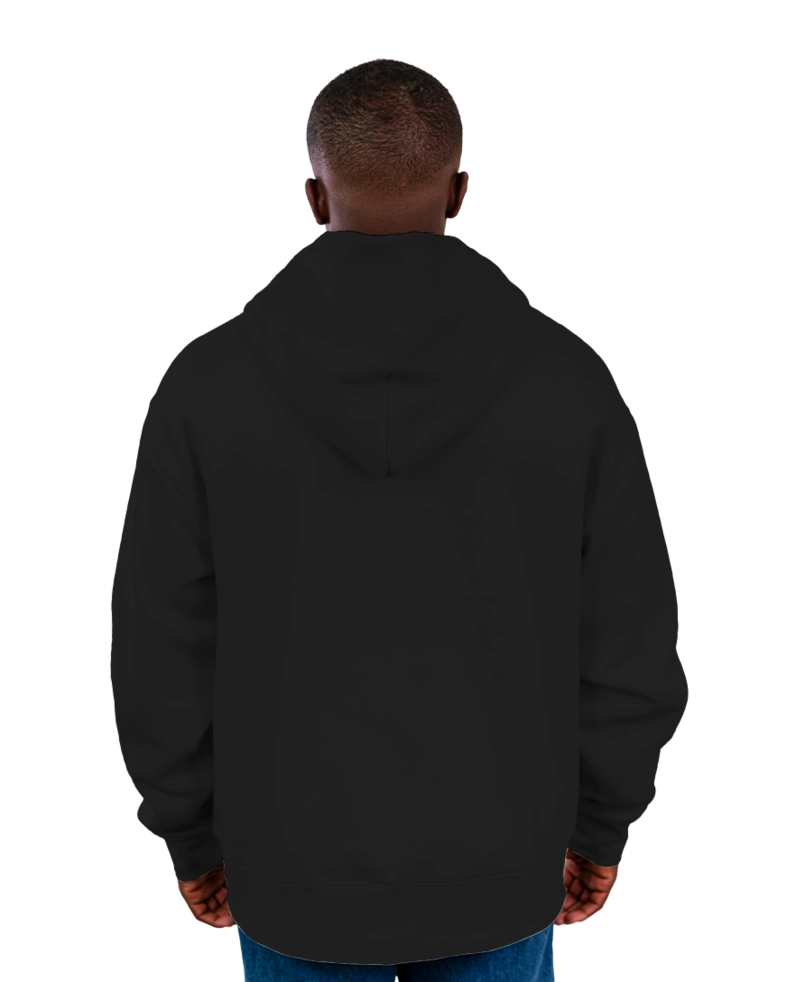 Image of a model wearing a 5148 AS Colour Heavy Zip Hood