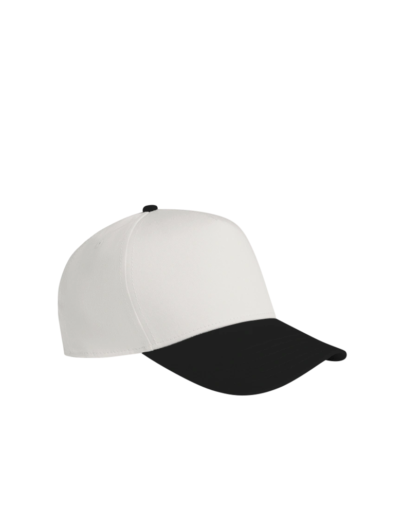 Image of a model wearing a 1165 AS Colour Frame Two-Tone Cap