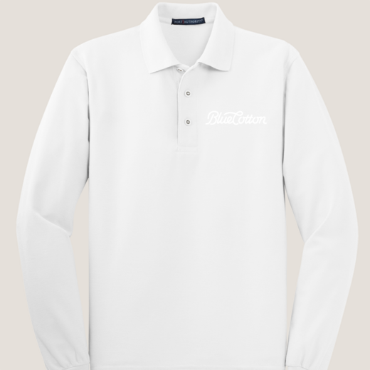 Sample image of K500LS Port Authority Silk Touch Long Sleeve Polo