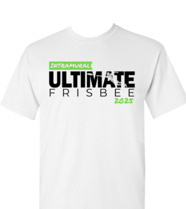 Intramural Frisbee Custom Text design idea