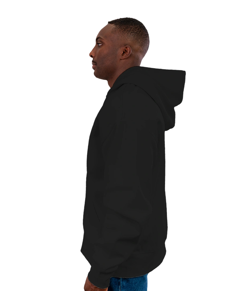 Image of a model wearing a 5148 AS Colour Heavy Zip Hood