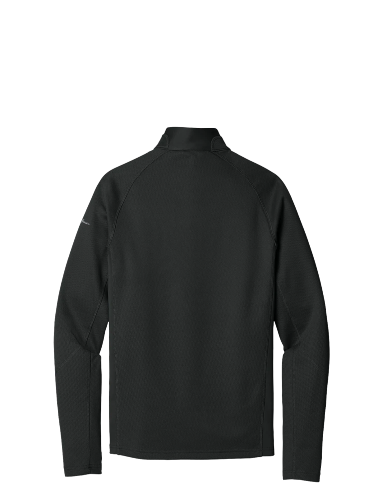 Image of a model wearing a EB234 Eddie Bauer 1/2-Zip Performance Fleece