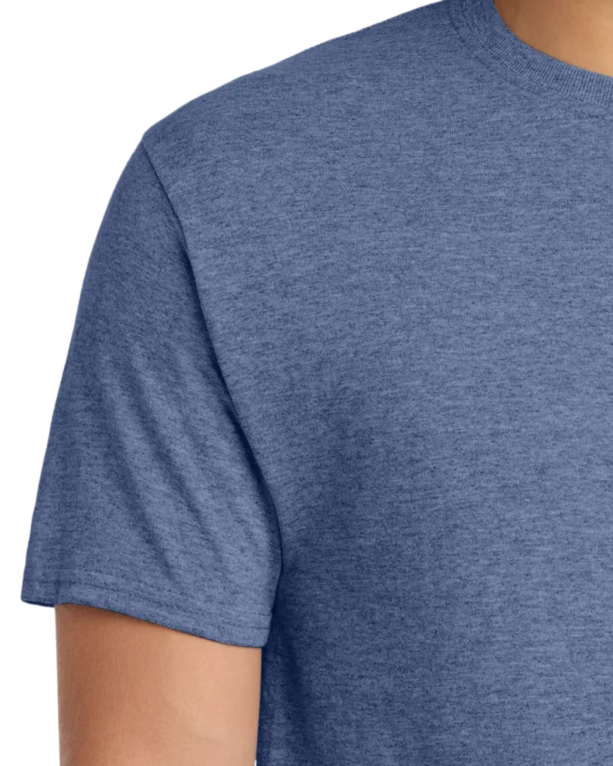 Closeup of a 29M Jerzees Vintage Heathers