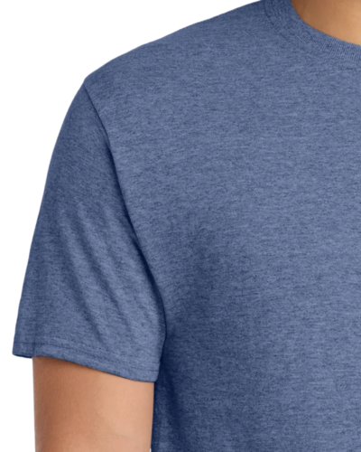 Closeup of a 29M Jerzees Vintage Heathers