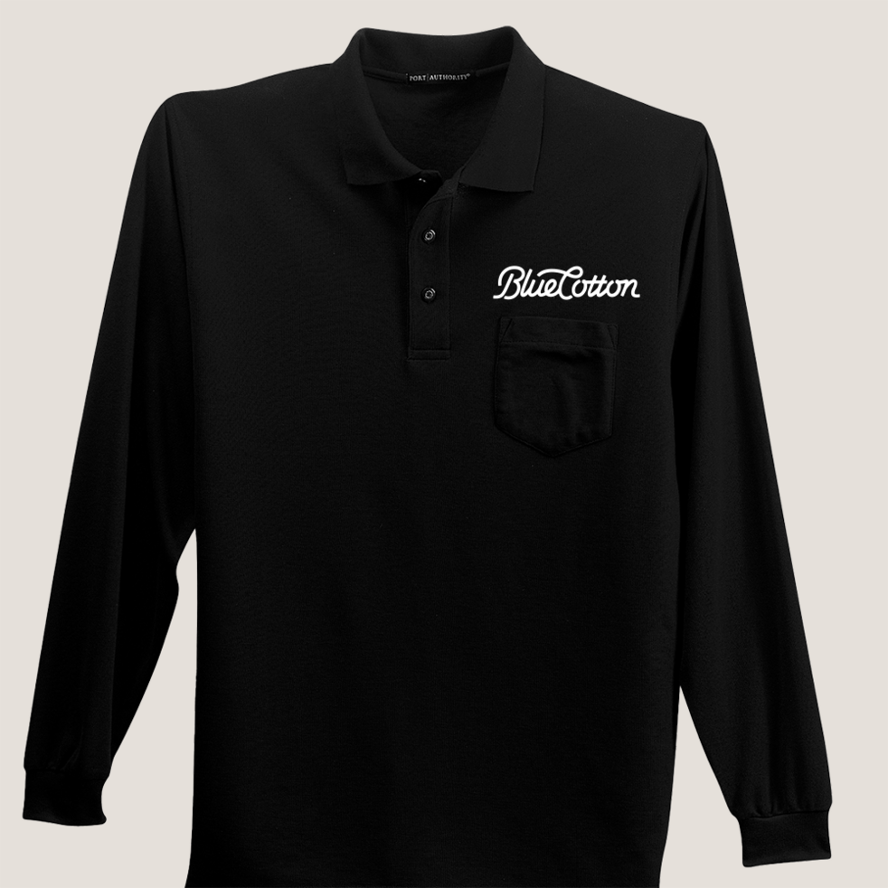 Image of K500LSP Port Authority Silk Touch LS Pocket Polo