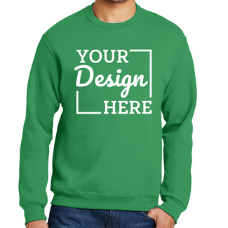 Crewneck Sweatshirts:  562 Jerzees NuBlend 50/50 Crewneck