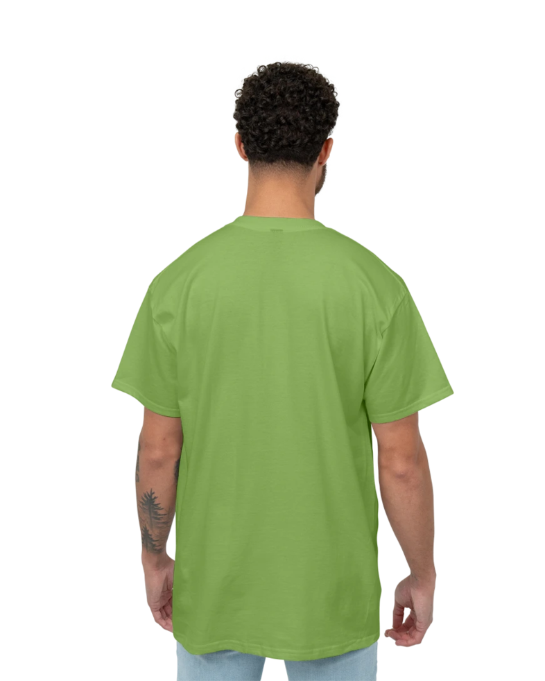Image of a model wearing a 2000 Gildan Ultra Cotton Tee