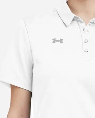 Closeup of a 1370431 Under Armour Ladies' Tech Polo