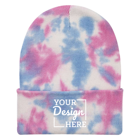 SP412 Sportsman 12" Tie-Dyed Knit Cap