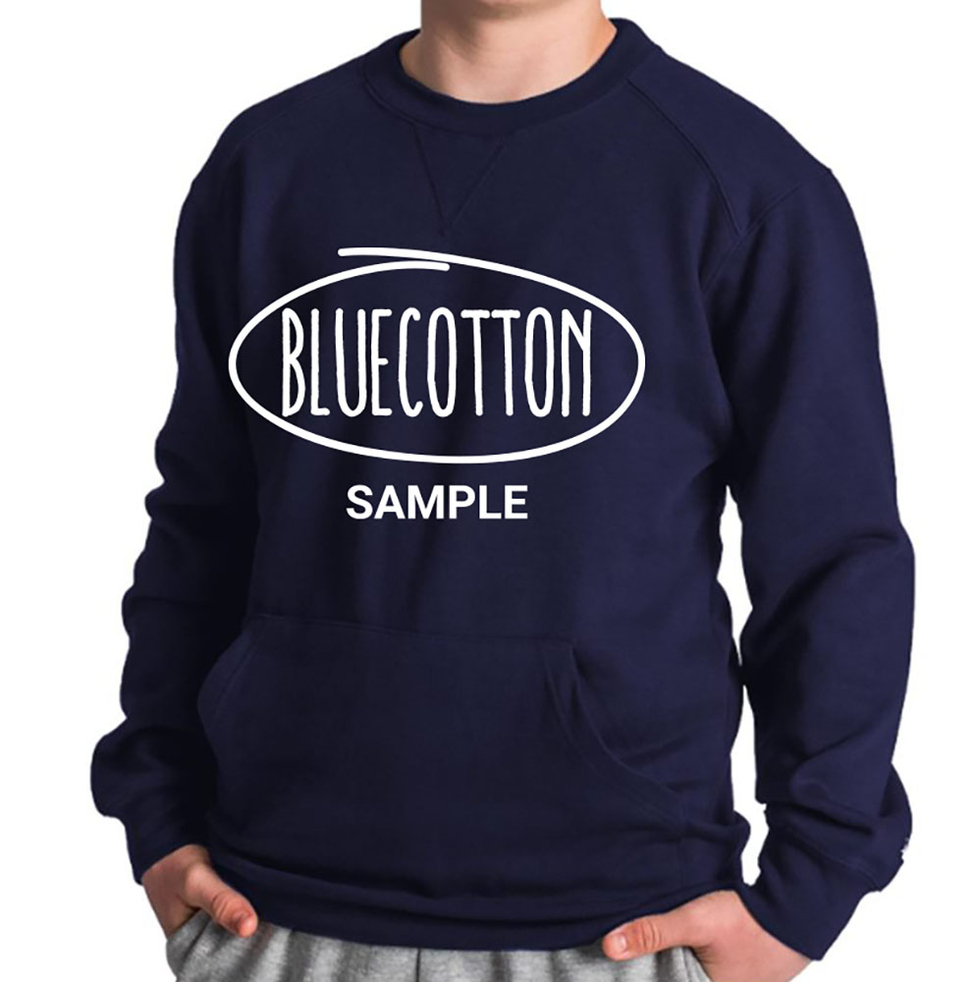 Image of 1252 Badger Pocket Crew Sweatshirt
