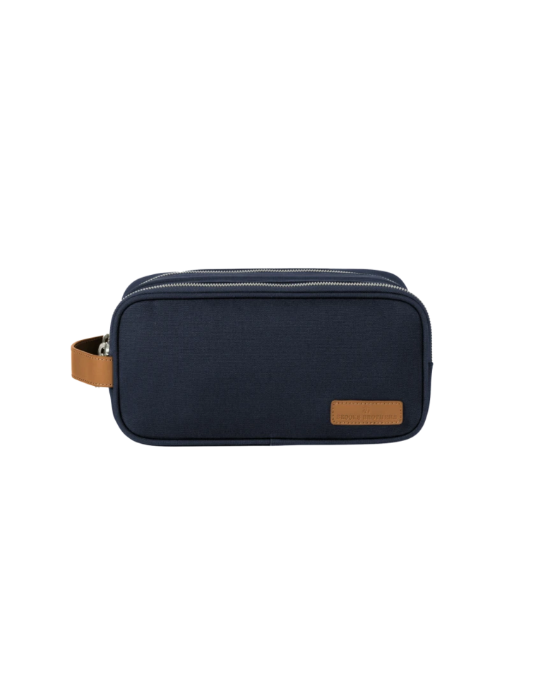 Image of a model wearing a BB18870 Brooks Brothers® Wells Dopp Kit