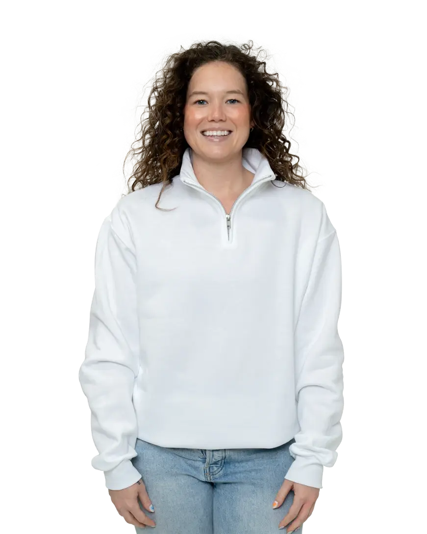 Custom 995M NuBlend Jerzees Quarter-Zip - BlueCotton